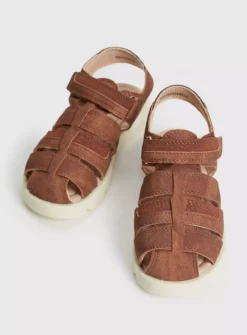 Brown Fisherman Chunky Sandals7 Infant -Hush Puppies Clothing Sale tuc143358472 Brown R Z002A