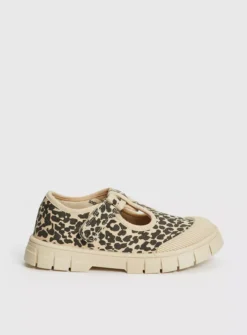 Animal Print Cut Out Shoes With Chunky Soles 12 Infant -Hush Puppies Clothing Sale tuc143359096 Brown R Z001A