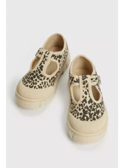 Animal Print Cut Out Shoes With Chunky Soles 12 Infant -Hush Puppies Clothing Sale tuc143359096 Brown R Z002A