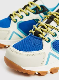 Blue Colour Block Hiker Trainers12 Infant -Hush Puppies Clothing Sale tuc143361719 Multi20Coloured R Z003A