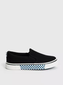 Black Checkerboard Canvas Skater Trainers 10 Infant 8 Black Checkerboard Canvas Skater Trainers 10 Infant -Hush Puppies Clothing Sale tuc143361891 Black R Z001A