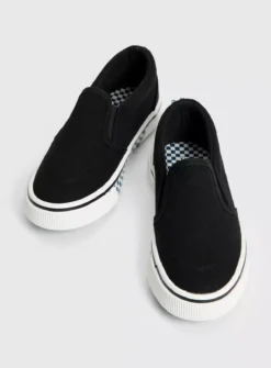 Black Checkerboard Canvas Skater Trainers 10 Infant 9 Black Checkerboard Canvas Skater Trainers 10 Infant -Hush Puppies Clothing Sale tuc143361891 Black R Z002A