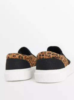 Leopard Print Skater Trainers 10 Infant -Hush Puppies Clothing Sale tuc143362121 Black R Z004A