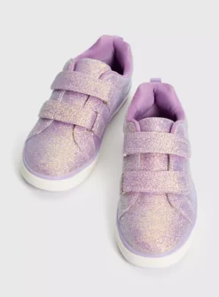 Purple Glitter Twin Strap Trainers 7 Infant -Hush Puppies Clothing Sale tuc143362244 Purple R Z002A
