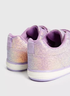 Purple Glitter Twin Strap Trainers 7 Infant -Hush Puppies Clothing Sale tuc143362244 Purple R Z004A