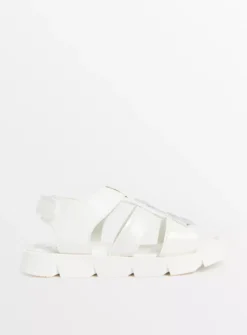 White Heart Detail Sandals7 Infant -Hush Puppies Clothing Sale tuc143381365 White R Z001A