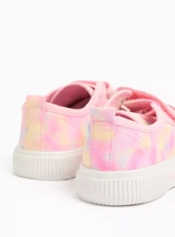 Pink Tie-Dye Twin Strap Canvas Trainers 9 Infant -Hush Puppies Clothing Sale tuc143383900 Multi20Coloured R Z003A
