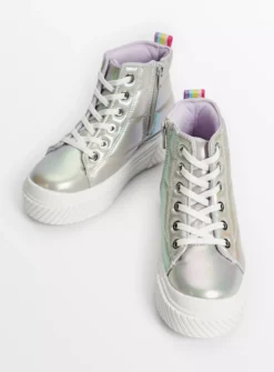 Lilac Iridescent Quilted High Top Trainers 12 Infant -Hush Puppies Clothing Sale tuc143422606 Lilac R Z002A