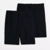 Navy Classic School Shorts 2 Pack 12 Years 1 Navy Classic School Shorts 2 Pack 12 Years -Hush Puppies Clothing Sale tuc143428611 Navy R Z001A