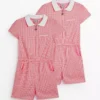 Red Gingham Play Suit 2 Pack 9 Years -Hush Puppies Clothing Sale tuc143435335 Red R Z001A 5