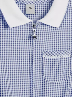 Navy Gingham Play Suit 2 Pack 11 Years