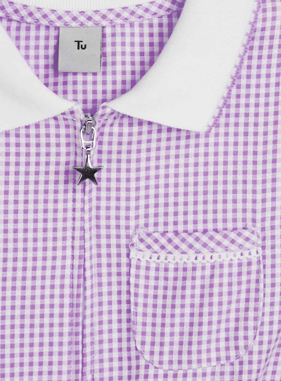 Lilac Gingham Play Suit 2 Pack 10 Years 3 Lilac Gingham Play Suit 2 Pack 10 Years