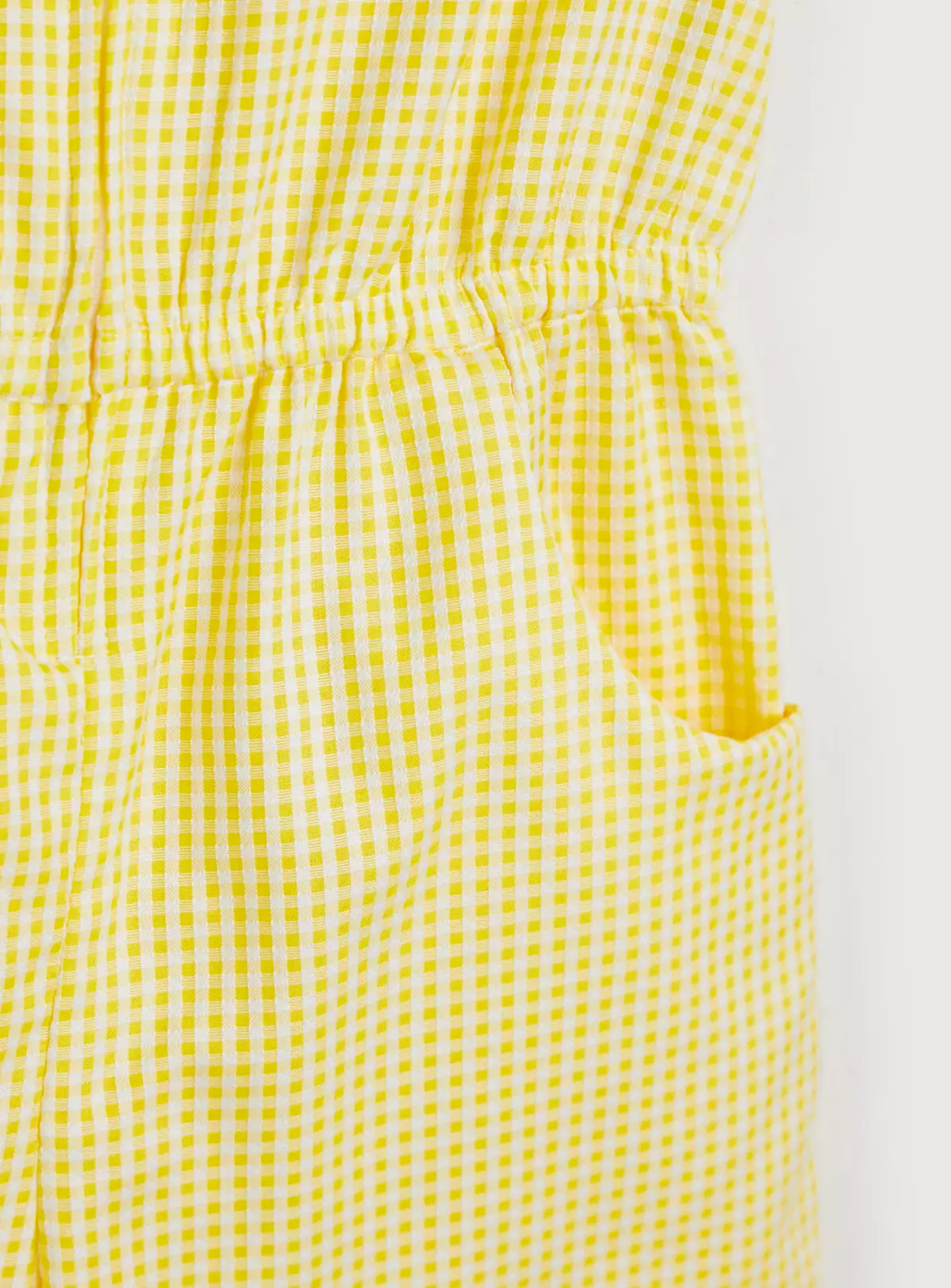 Yellow Gingham Play Suit 2 Pack 6 Years 4 Yellow Gingham Play Suit 2 Pack 6 Years - Image 2