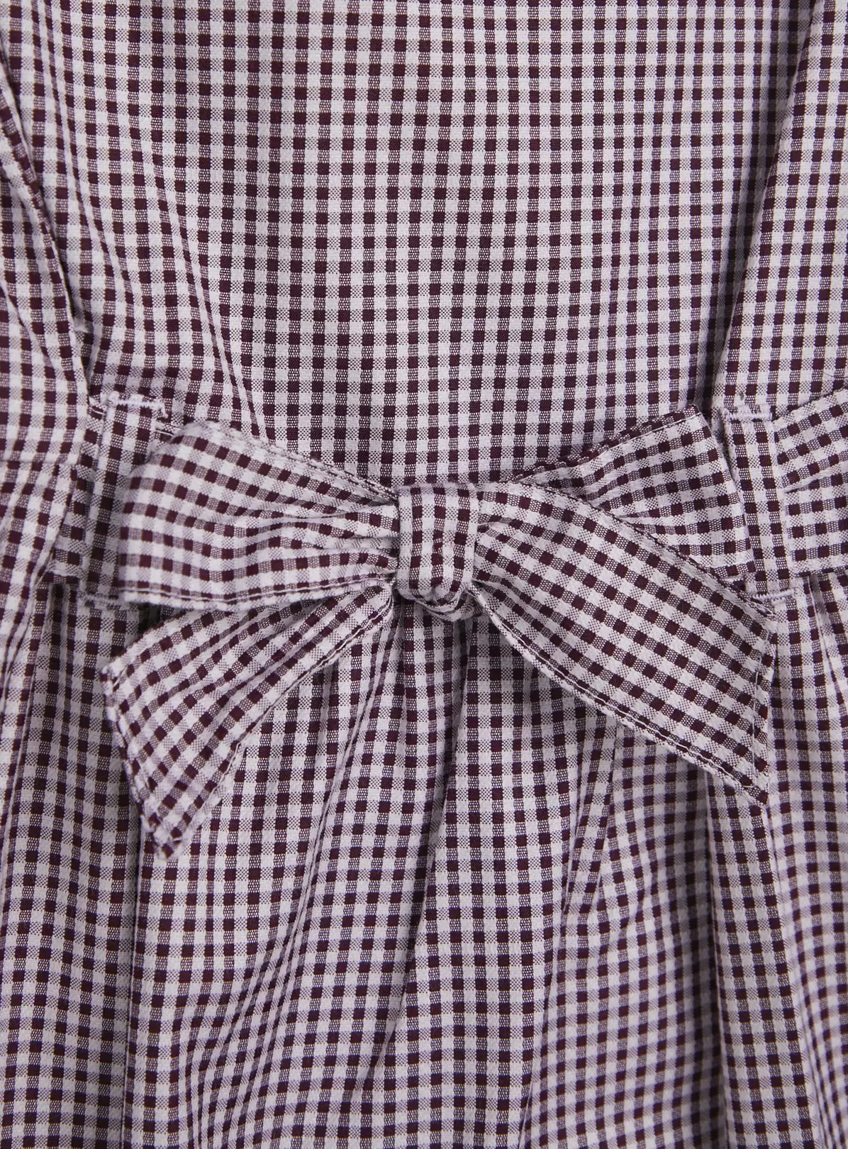 Dark Red Gingham Back Bow Generous Fit School Dress 3 Years 3 Dark Red Gingham Back Bow Generous Fit School Dress 3 Years