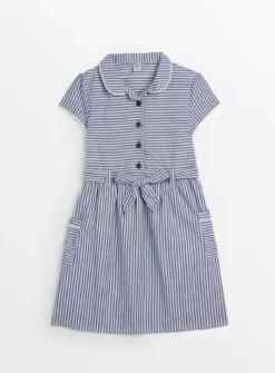 Navy Stripe School Dress 12 Years 5 Navy Stripe School Dress 12 Years -Hush Puppies Clothing Sale tuc143438499 Navy R Z001A