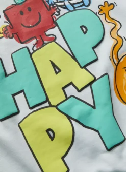 Mr Men Grey Happy Character Sweatshirt 1-1.5 Years