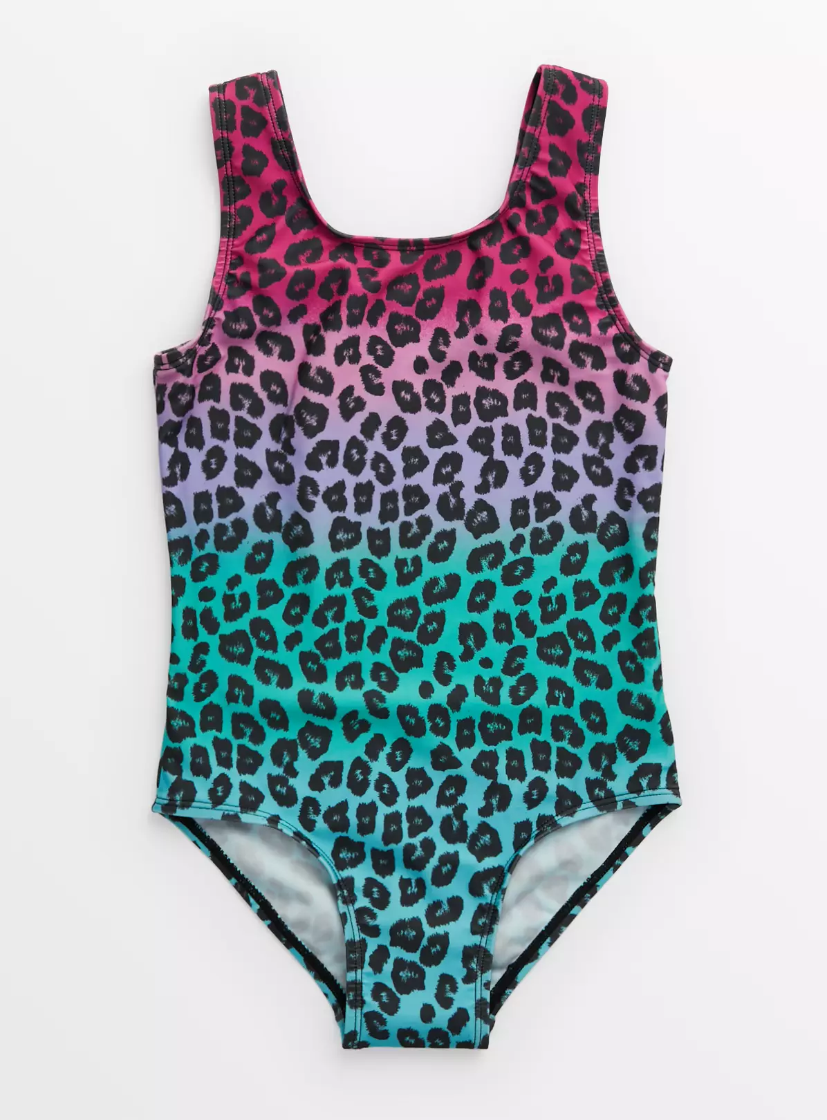 Rainbow Leopard Print Swimsuit 14 Years 4 Rainbow Leopard Print Swimsuit 14 Years - Image 2