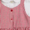 Red Gingham Dress & Top Set 7 Years 1 Red Gingham Dress & Top Set 7 Years -Hush Puppies Clothing Sale tuc143446202 Red R Z002A