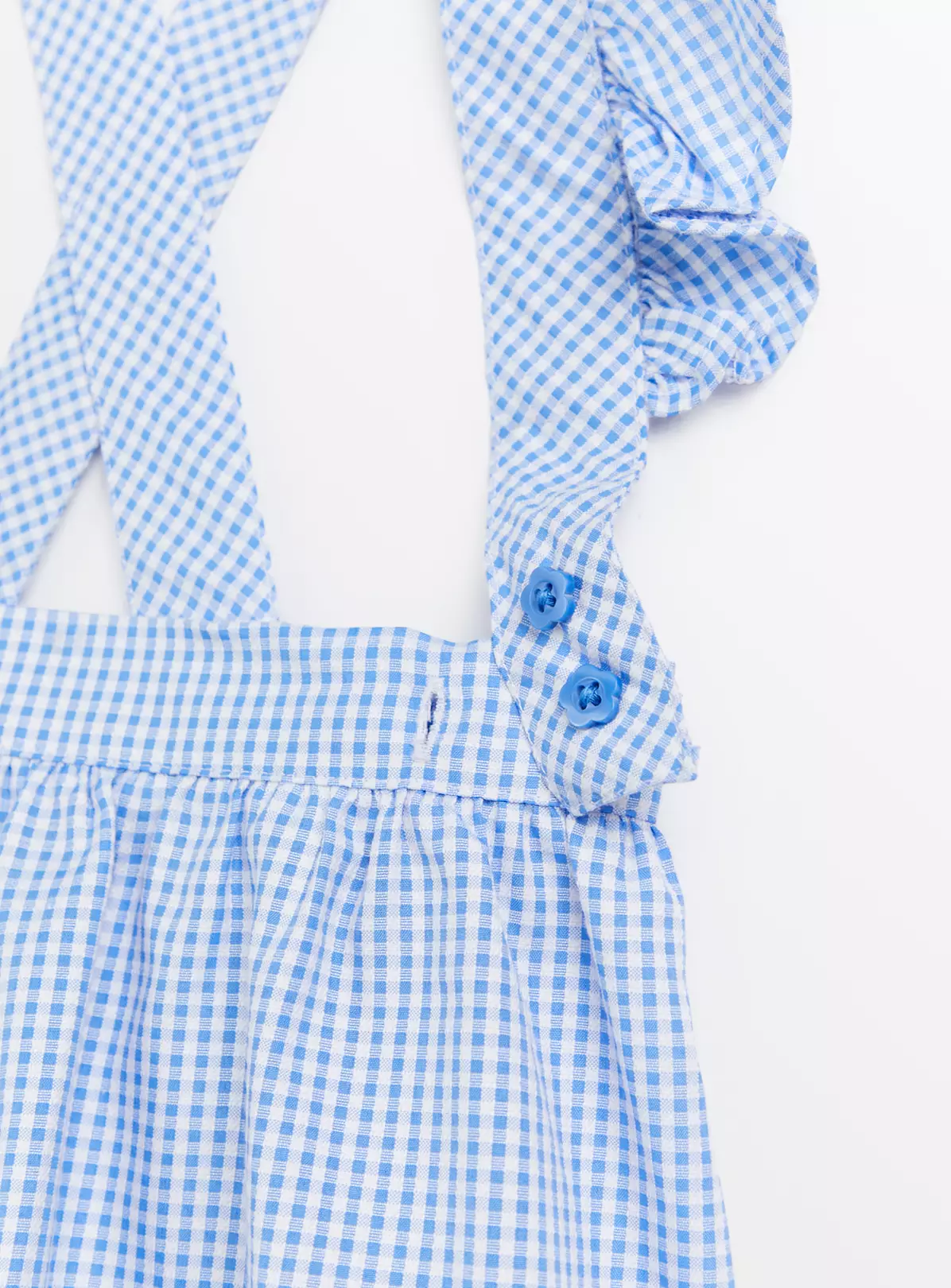 Blue Gingham School Skirt With Braces4 Years 3 Blue Gingham School Skirt With Braces4 Years