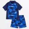 Blue Camo Rash Vest & Swim Shorts 7 Years -Hush Puppies Clothing Sale tuc143450359 Blue R Z001A 2