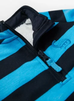 Blue Striped Quarter Zip Fleece 1.5-2 Years -Hush Puppies Clothing Sale tuc143456515 Blue R Z002A 1