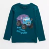 Green Recycling Truck Long Sleeve Top 1.5-2 Years -Hush Puppies Clothing Sale tuc143457278 Green R Z001A