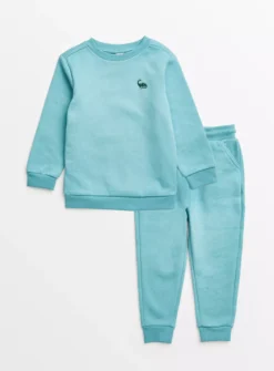 Blue Sweatshirt & Joggers Set 1-1.5 Years 5 Blue Sweatshirt & Joggers Set 1-1.5 Years -Hush Puppies Clothing Sale tuc143458027 Blue R Z001A