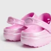 Pink Pearlised Clogs With Ankle Strap 6-7 Infant -Hush Puppies Clothing Sale tuc143463441 Pink R Z004A