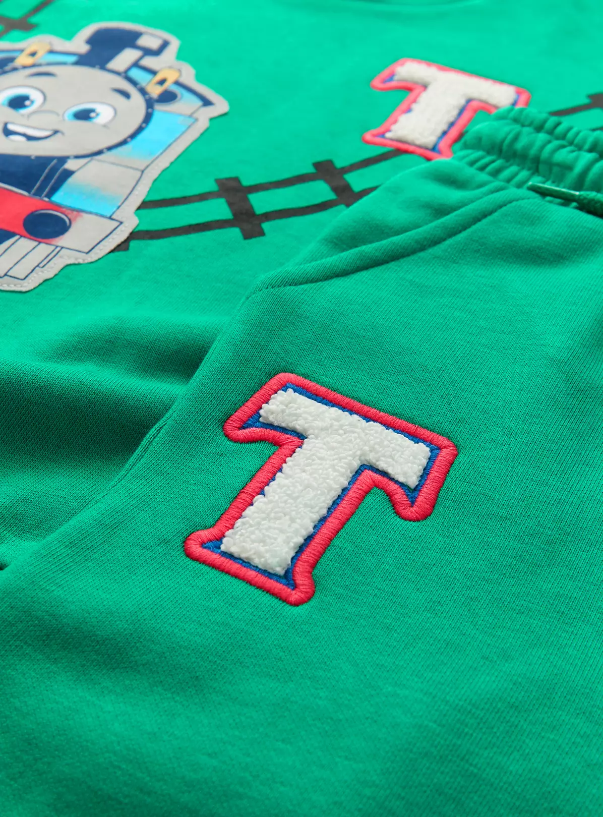 Thomas The Tank Engine Green Sweatshirt & Joggers Set 1-1.5 Years 3 Thomas The Tank Engine Green Sweatshirt & Joggers Set 1-1.5 Years