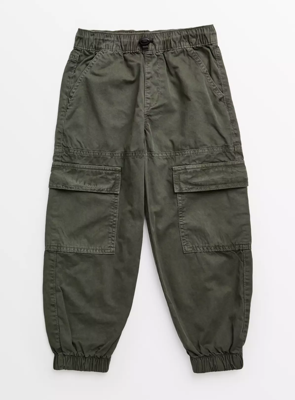 Khaki Washed Parachute Trousers 6 Years 3 Khaki Washed Parachute Trousers 6 Years