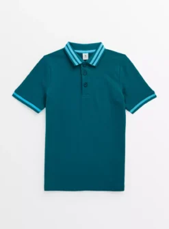 Teal Polo Shirt 6 Years 5 Teal Polo Shirt 6 Years -Hush Puppies Clothing Sale tuc143470000 Green R Z001A 2