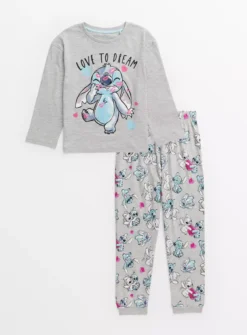 Disney Stitch Grey Dream Pyjamas 3-4 Years -Hush Puppies Clothing Sale tuc143474289 Grey R Z001A 1