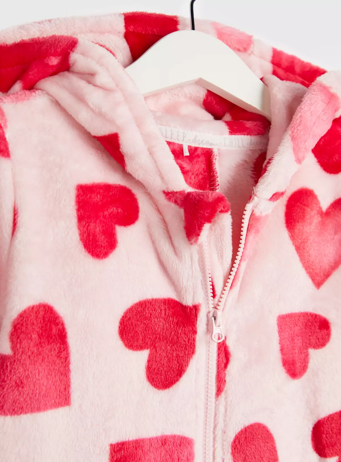 Pink Heart Print All In One 3-4 Years 3 Pink Heart Print All In One 3-4 Years