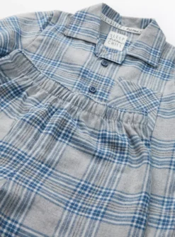Kids' Mini Me Grey Check Traditional Pyjamas 1.5-2 Years