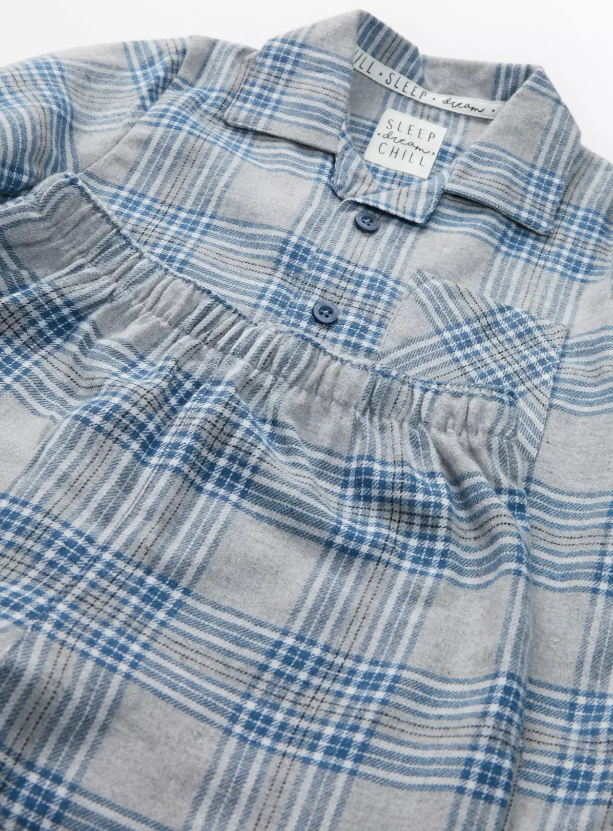Kids' Mini Me Grey Check Traditional Pyjamas 1.5-2 Years 3 Kids' Mini Me Grey Check Traditional Pyjamas 1.5-2 Years