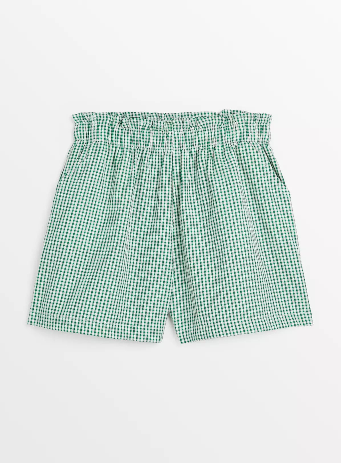 Green Gingham School Shorts 9 Years 3 Green Gingham School Shorts 9 Years