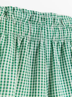 Green Gingham School Shorts 12 Years -Hush Puppies Clothing Sale tuc143483126 Green R Z002A 3