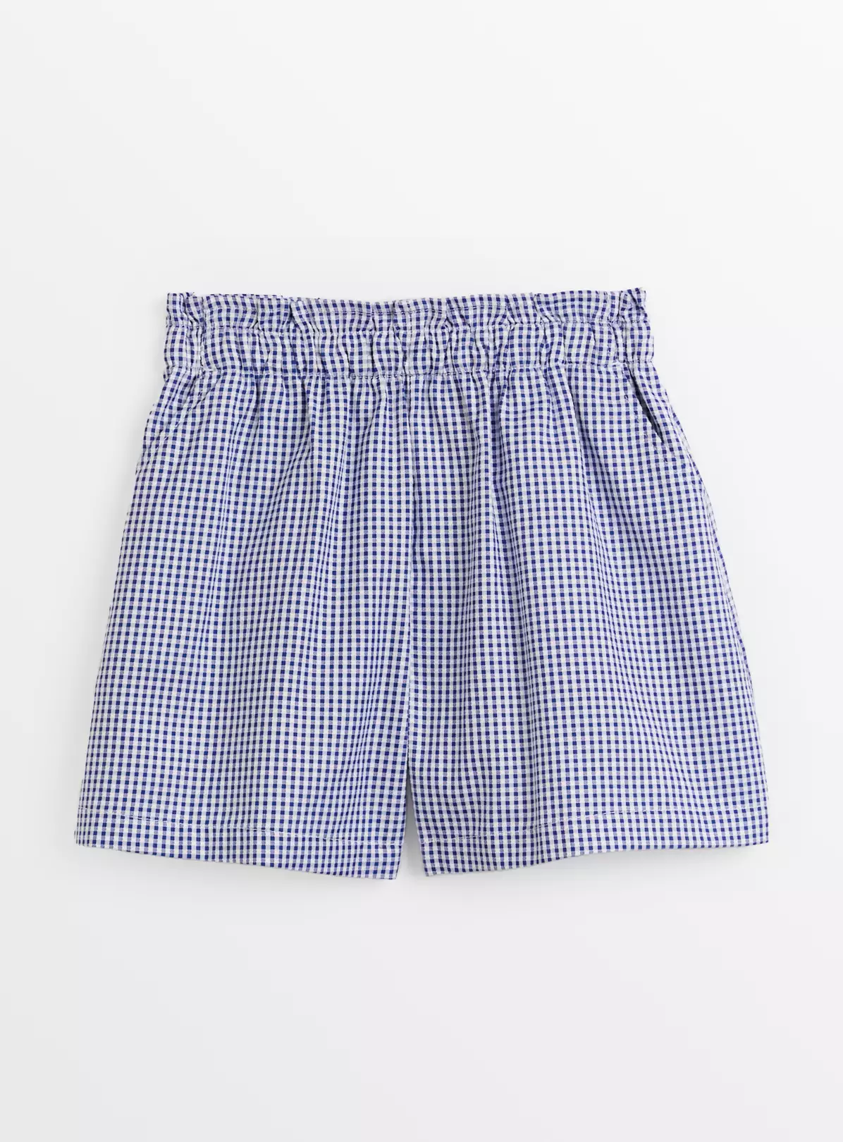 Navy Gingham School Shorts 9 Years 3 Navy Gingham School Shorts 9 Years