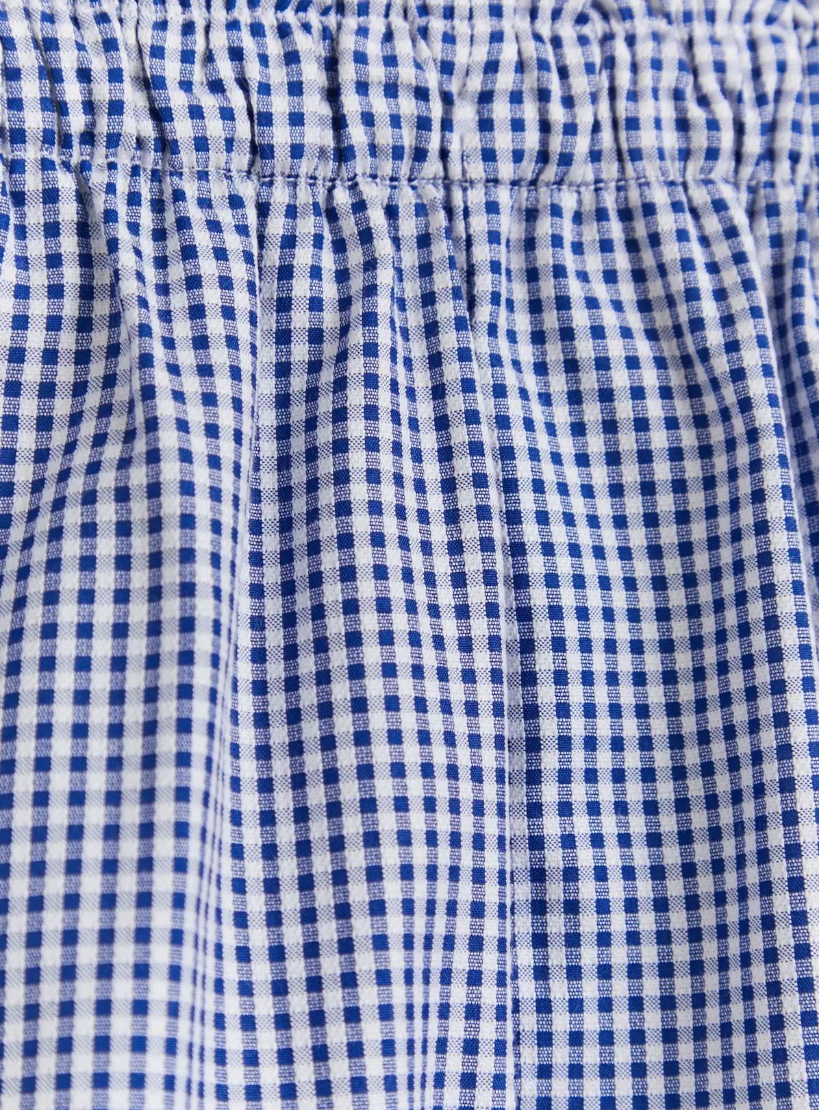 Navy Gingham School Shorts 9 Years 4 Navy Gingham School Shorts 9 Years - Image 2