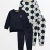 Navy & Football Print Sweat Set 2 Pack1-1.5 Years -Hush Puppies Clothing Sale tuc143492541 Navy R Z001A 1