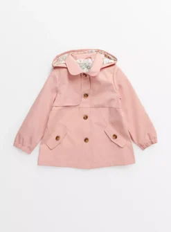 Pink Trench Coat 1-2 Years
