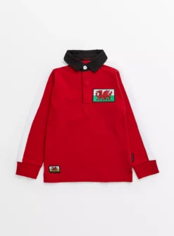 Wales Rugby Red Polo Shirt 8 Years -Hush Puppies Clothing Sale tuc143500555 Red R Z001A