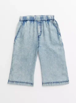 Denim Blue Culottes With TENCEL™ Lyocell 13 Years 5 Denim Blue Culottes With TENCEL™ Lyocell 13 Years -Hush Puppies Clothing Sale tuc143503730 Denim R Z001A