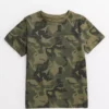 Camouflage Print T-Shirt 5 Years -Hush Puppies Clothing Sale tuc143505532 Khaki R Z001A