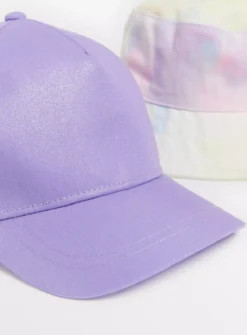 Pink Shimmer Cap & Tie Dye Bucket Hat 2 Pack 1-2 Years 7 Pink Shimmer Cap & Tie Dye Bucket Hat 2 Pack 1-2 Years -Hush Puppies Clothing Sale tuc143512898 Pale20Pink R Z002A