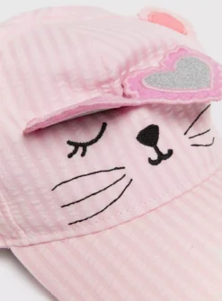 Pink Novelty Cat Sunglasses Cap 1-2 Years -Hush Puppies Clothing Sale tuc143513081 Pink R Z002A