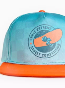 Orange & Blue Skater Flat Cap 3-5 Years -Hush Puppies Clothing Sale tuc143513102 Multi20Coloured R Z002A