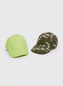 Khaki Camo & Green Caps 2 Pack 1-2 Years -Hush Puppies Clothing Sale tuc143513233 Khaki R Z001A