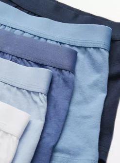 Tonal Blue Trunks 5 Pack 10-11 Years 5 Tonal Blue Trunks 5 Pack 10-11 Years -Hush Puppies Clothing Sale tuc143518093 Blue R Z002A