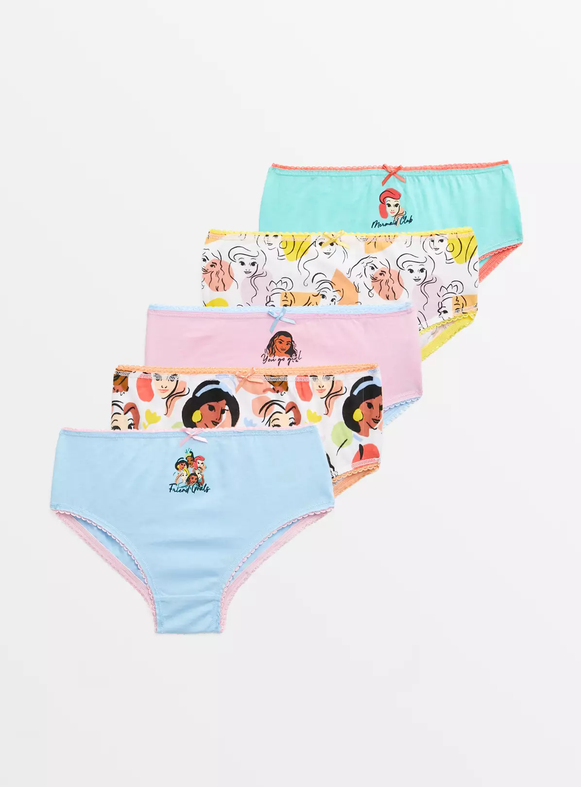 Disney Princess Briefs 5 Pack 2-3 Years 4 Disney Princess Briefs 5 Pack 2-3 Years - Image 2
